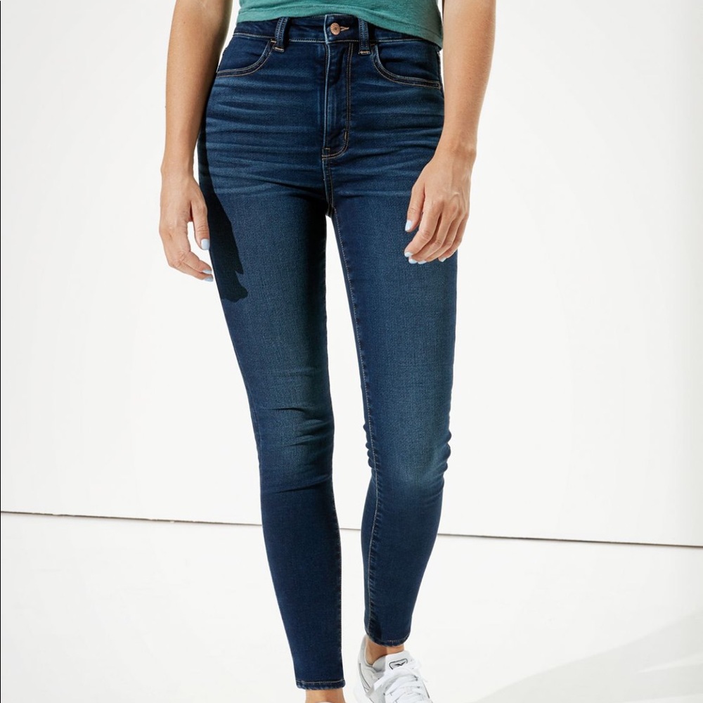 ♡ SOLD ♡ american eagle highest rise jeggings